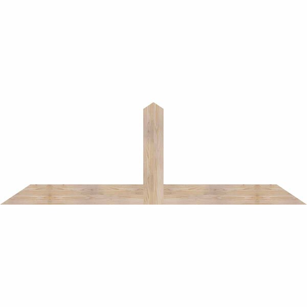 Ekena Millwork Portland Smooth Timber Gable Bracket, Douglas Fir, 84"W x 28"H x 1 1/2"D x 5 1/2"F, 8/12 Pitch GBW084X28X0206POR00SDF - main